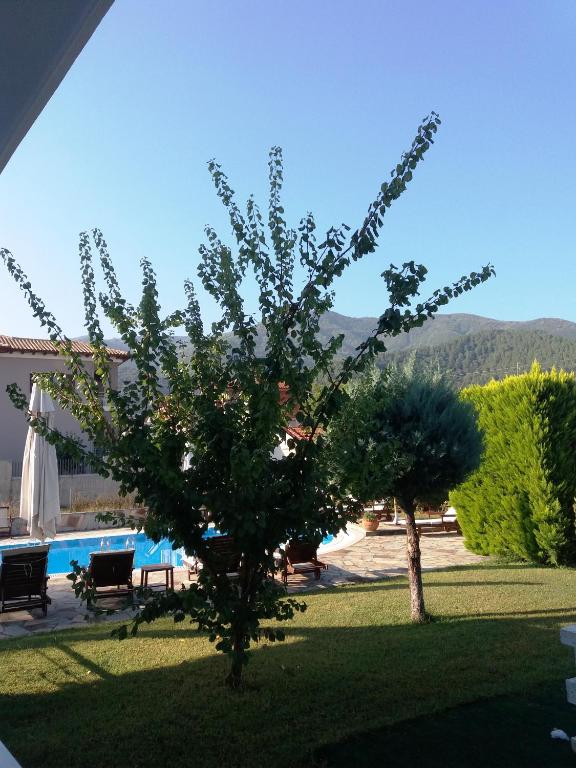 Nespecifikovaný výhled na hory nebo výhled na hory při pohledu z aparthotelu