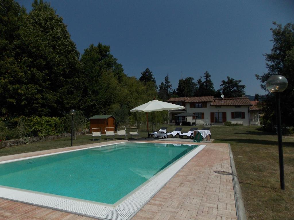 Villa Moderna Grezzano 내부 또는 인근 수영장