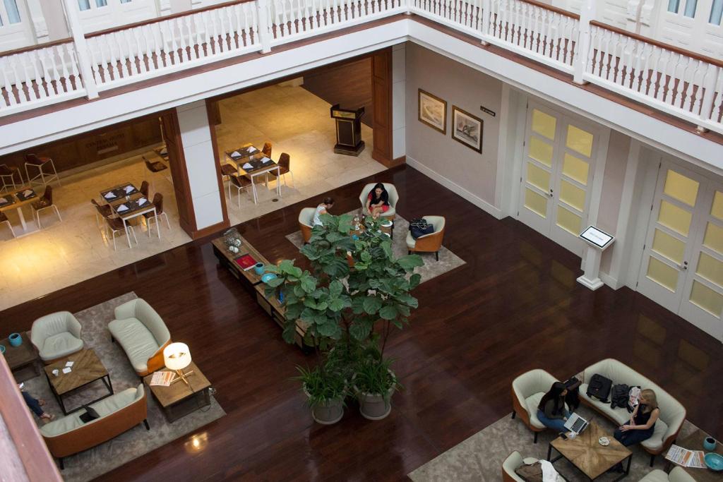 Posezení v ubytování Central Hotel Panama Casco Viejo