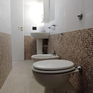 Koupelna v ubytování Lorica Suite
