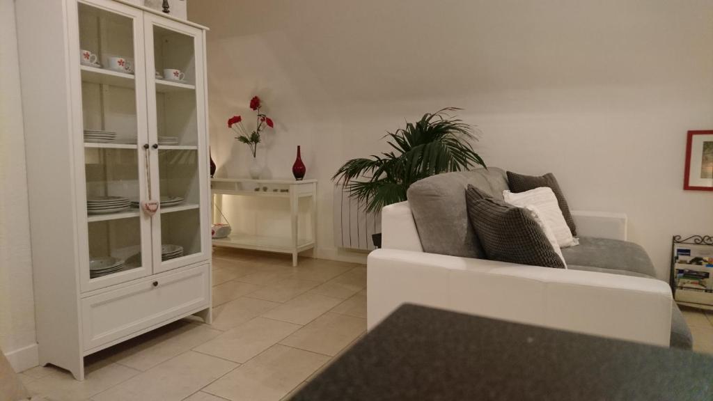 Posezení v ubytování Appartement vue panoramique sur baie de Morlaix