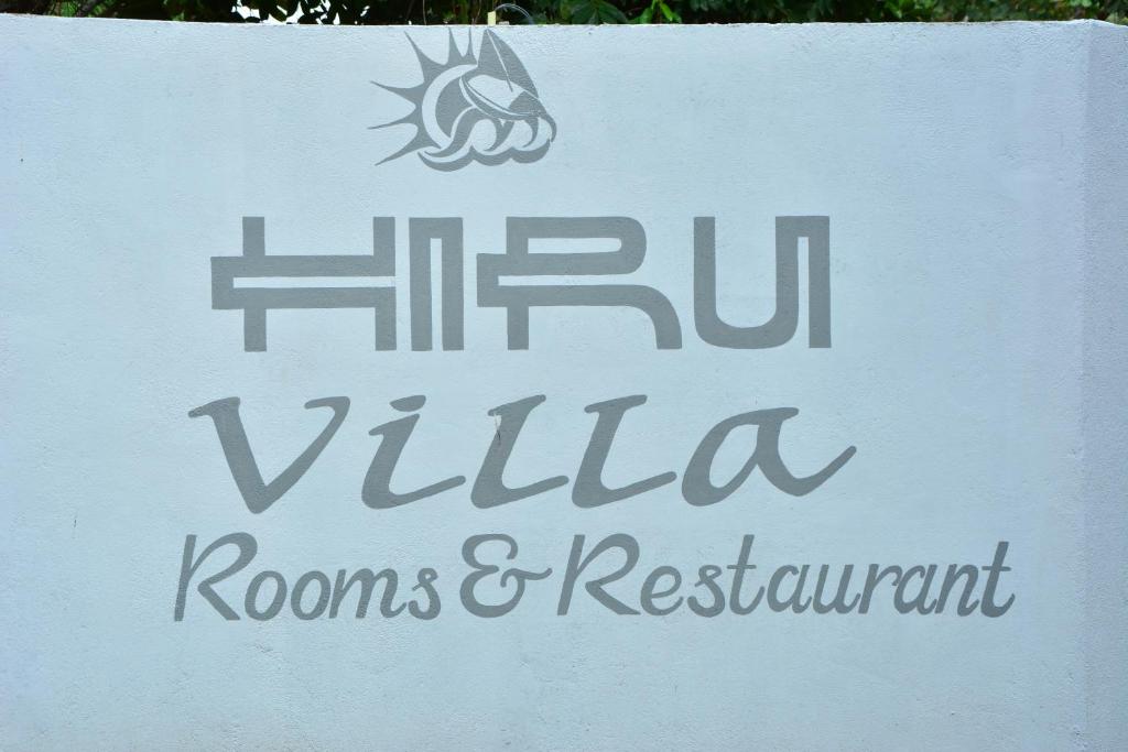 Certifikát, hodnocení, plakát nebo jiný dokument vystavený v ubytování Hiru Villa Tangalle