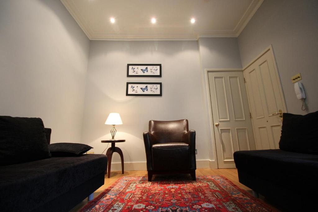 Posezení v ubytování Fielding Hotel