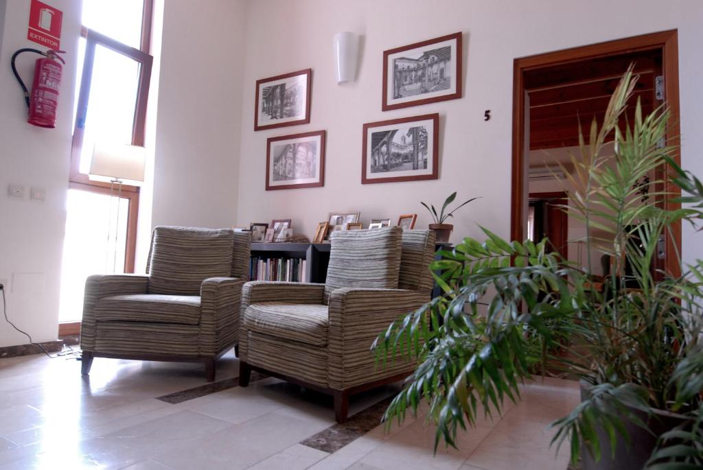 Posezení v ubytování La Casa de Las Titas