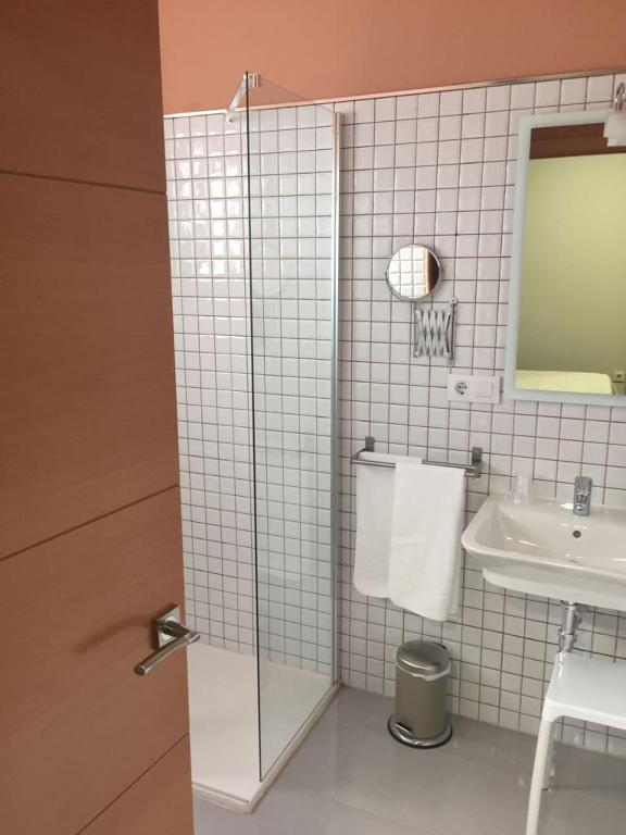Koupelna v ubytování Apartamentos Mitreo
