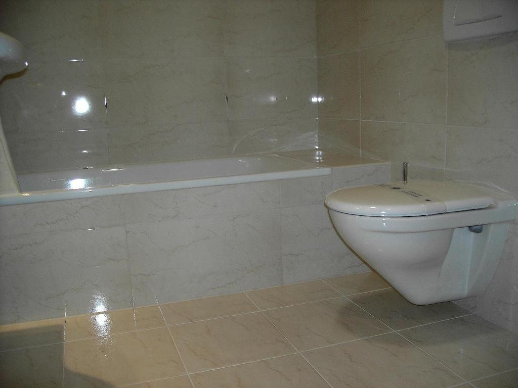 Koupelna v ubytování Hotel Agorreta