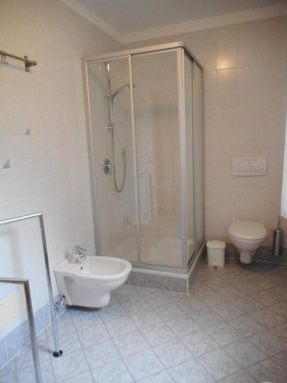 Koupelna v ubytování Residence Hofer