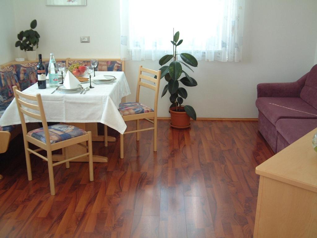 Posezení v ubytování Residence Hofer