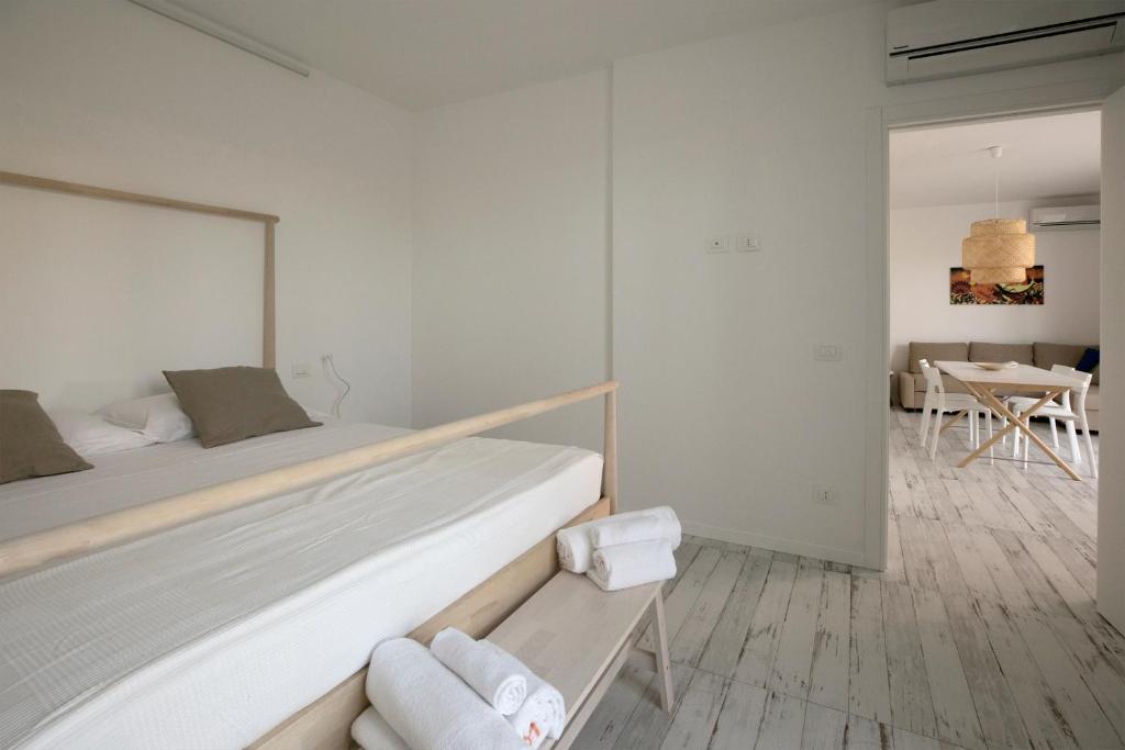 Postel nebo postele na pokoji v ubytování Camarò Favignana