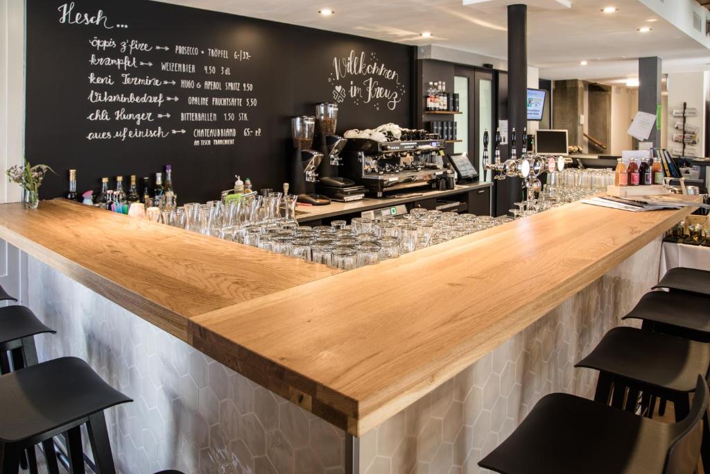 Lounge nebo bar v ubytování Kreuz Herzogenbuchsee