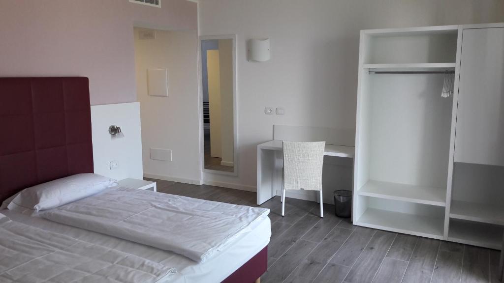 Posteľ alebo postele v izbe v ubytovaní Maso Tobel Riva del Garda