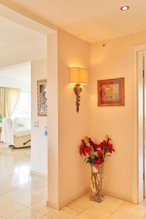 Postel nebo postele na pokoji v ubytování Ferienwohnung Isabella