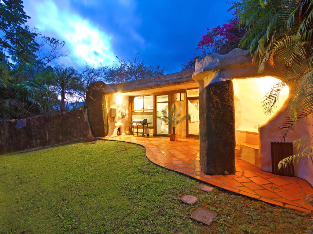 Zahrada ubytování Wollumbin Palms Rainforest Retreat