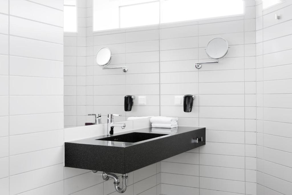 Koupelna v ubytování Comfort Hotel Winn