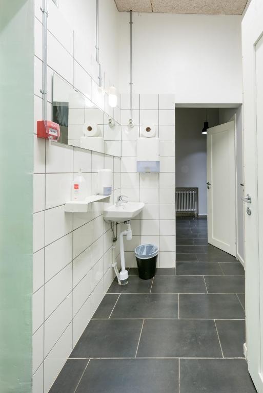 Koupelna v ubytování Winstrup Hostel