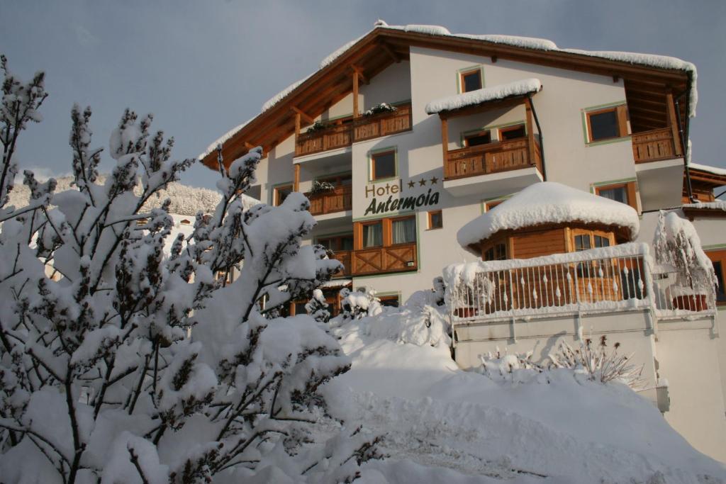 Hotel Antermoia v zimě