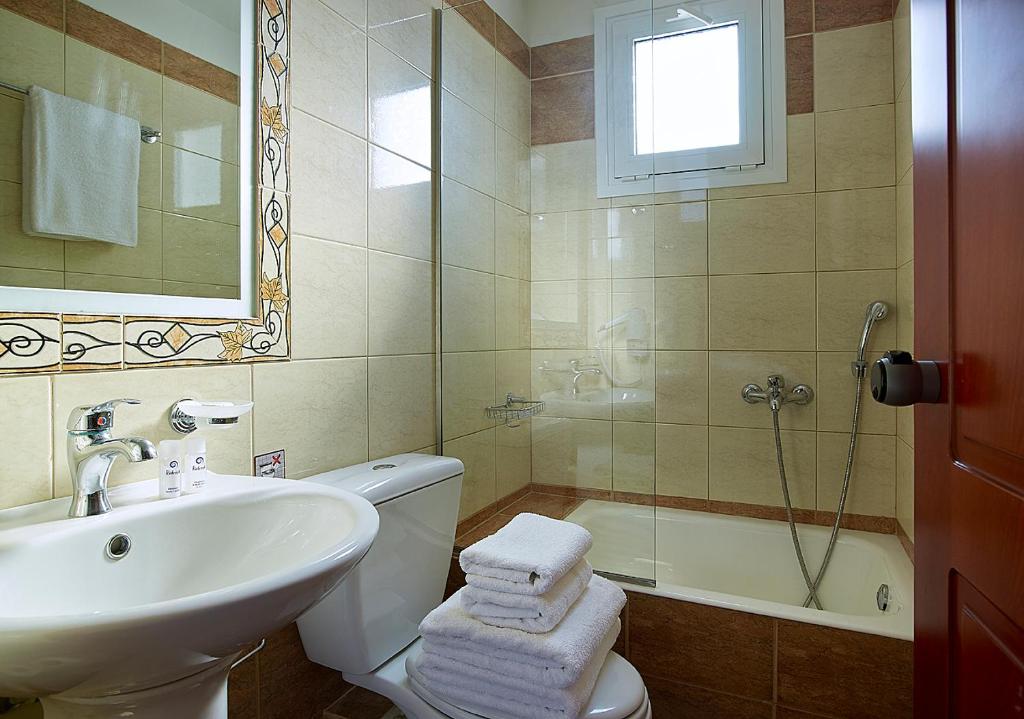 Kúpeľňa v ubytovaní Coral Hotel