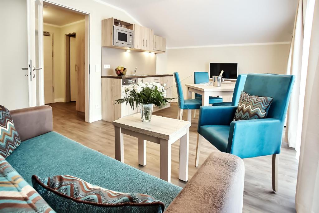 Posezení v ubytování AKZENT Apartmenthotel Residenz