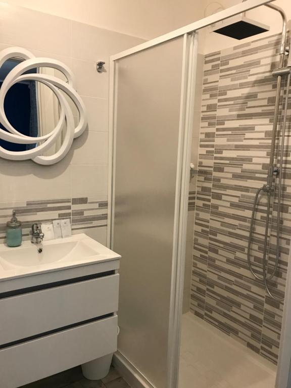 Koupelna v ubytování B&B Comacchio