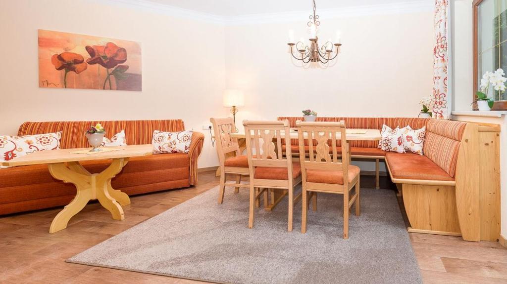 Posezení v ubytování Bachmann Appartements