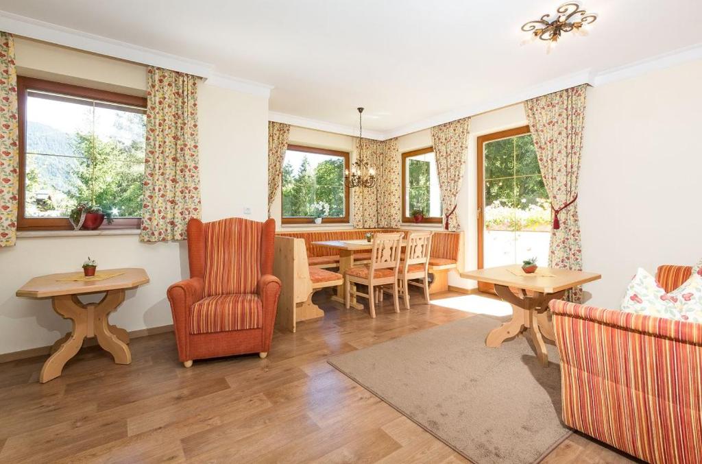 Posezení v ubytování Bachmann Appartements