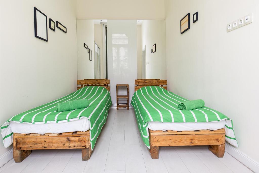 Posteľ alebo postele v izbe v ubytovaní Jozsef63 Apartment