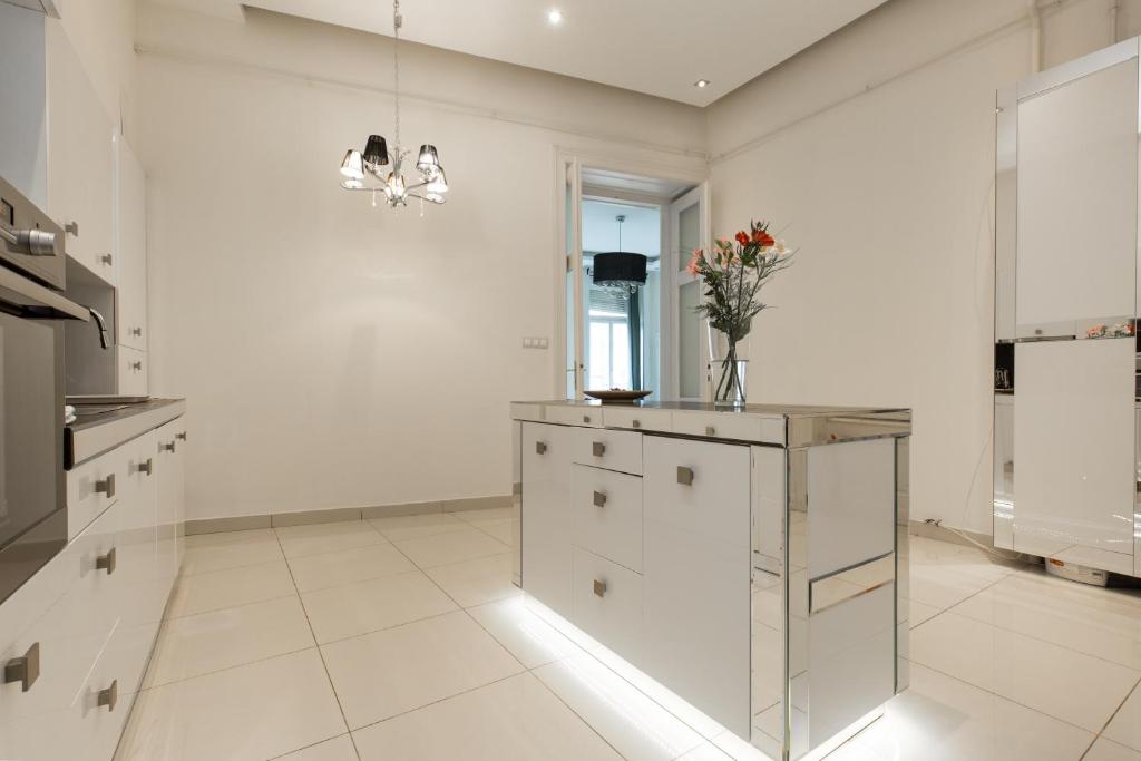 Kuchyňa alebo kuchynka v ubytovaní Jozsef63 Apartment