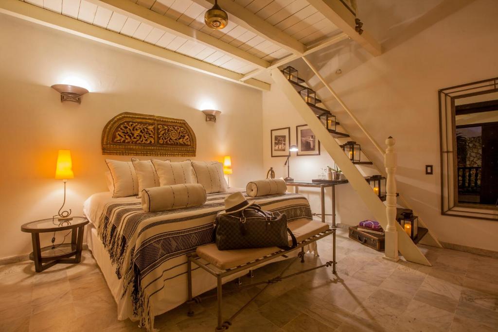 Posezení v ubytování Casa de Alba Hotel Boutique