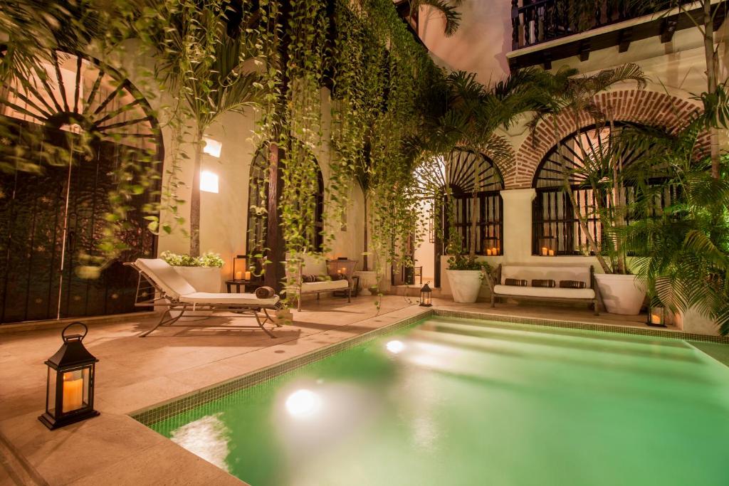 Bazén v ubytování Casa de Alba Hotel Boutique nebo v jeho okolí