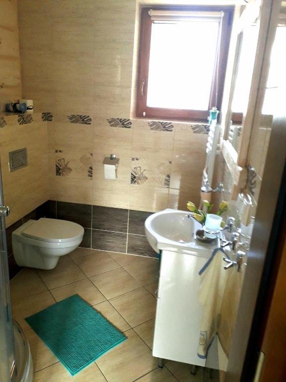 Kúpeľňa v ubytovaní Zakopiańskie Zacisze