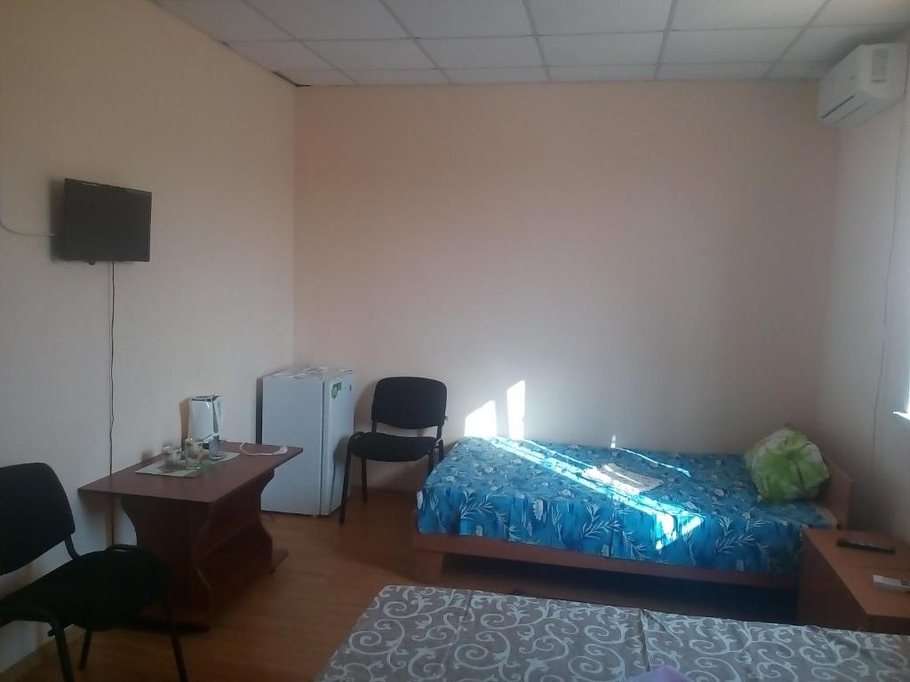 TV a/nebo společenská místnost v ubytování Hotel Uyut