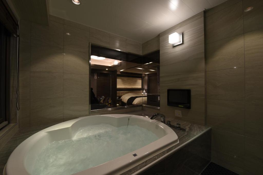 Koupelna v ubytování Hotel Aria(Adult Only)