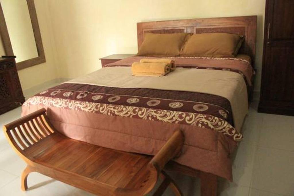 Postel nebo postele na pokoji v ubytování Lucky Family Villa