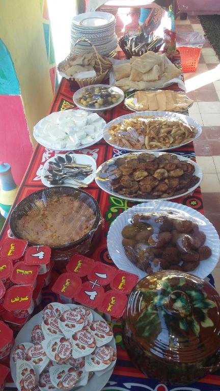 Comida en la pensión o alrededores