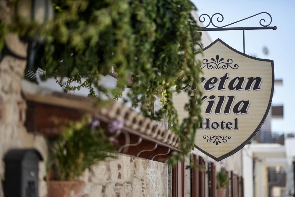 Certifikát, hodnocení, plakát nebo jiný dokument vystavený v ubytování Cretan Villa Hotel
