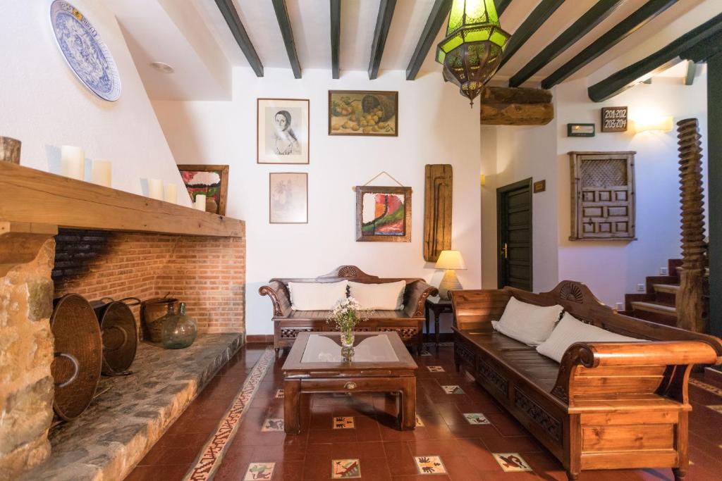 Posezení v ubytování CALERILLA Hotel