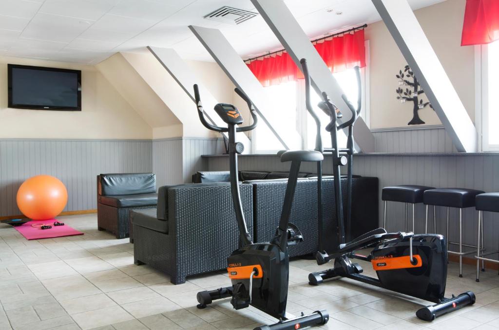Fitness centrum a/nebo fitness zařízení v ubytování Comfort Hotel Arctic