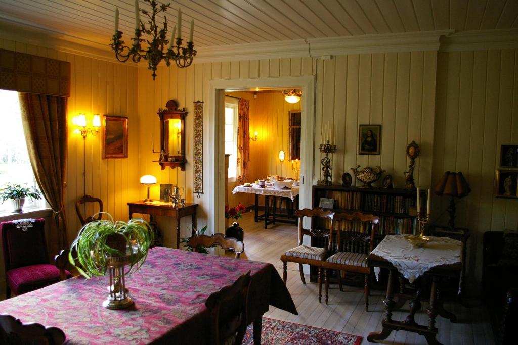 Posezení v ubytování Hagaled Gjestegård