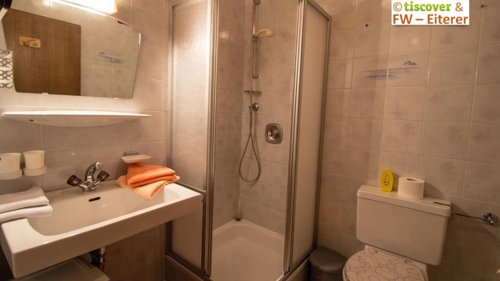 Kúpeľňa v ubytovaní Ferienwohnungen Eiterer