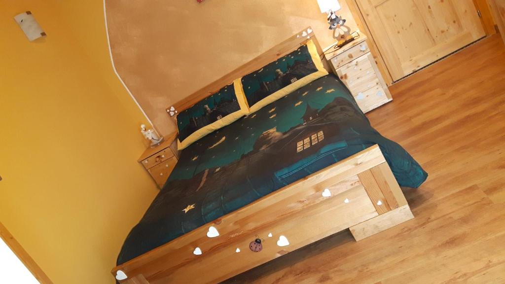 Postel nebo postele na pokoji v ubytování La locanda del Mulino