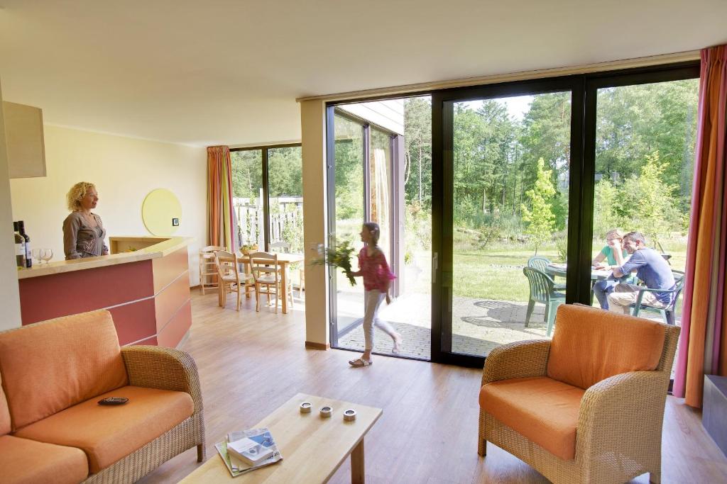 Posezení v ubytování Center Parcs Bispinger Lüneburger Heide