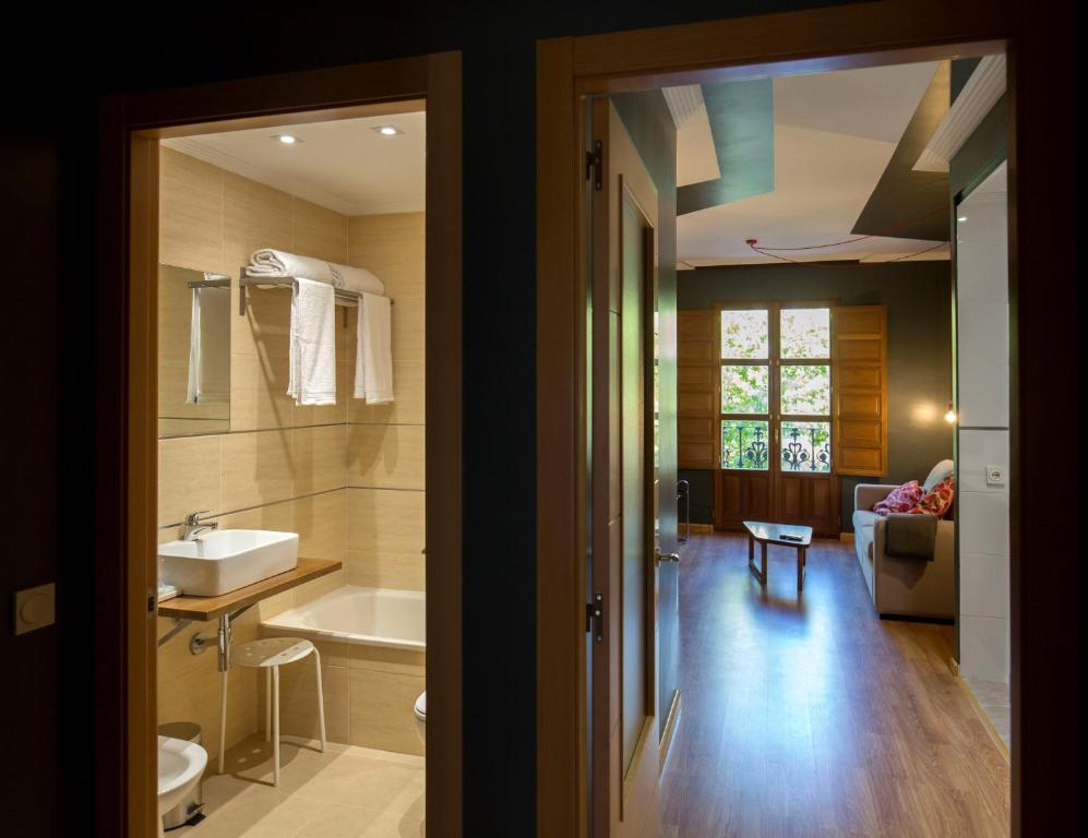 Kúpeľňa v ubytovaní Apartamentos Ele San Justo Plaza