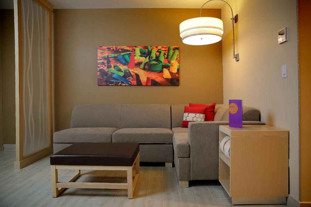 Uma área de estar em Hyatt Place Tegucigalpa
