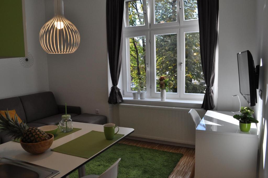 Posedenie v ubytovaní Studio Apartments City&style