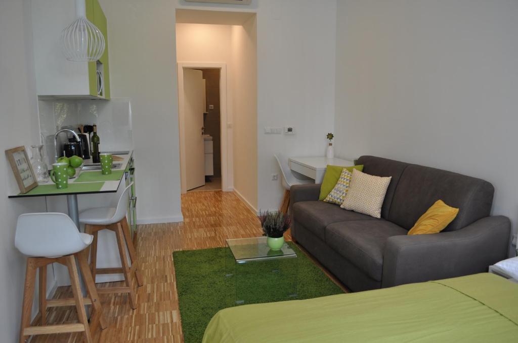 Posedenie v ubytovaní Studio Apartments City&style