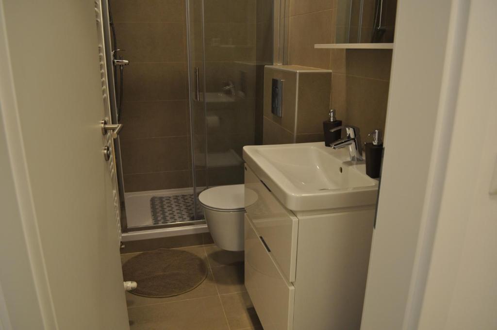 Kúpeľňa v ubytovaní Studio Apartments City&style