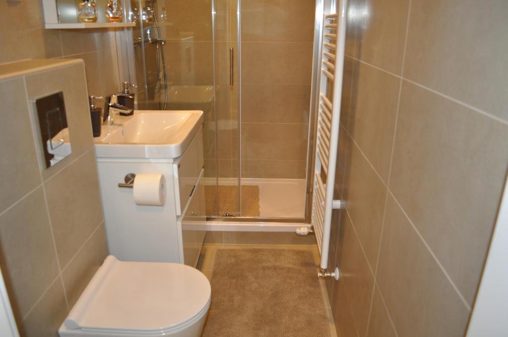 Kúpeľňa v ubytovaní Studio Apartments City&style