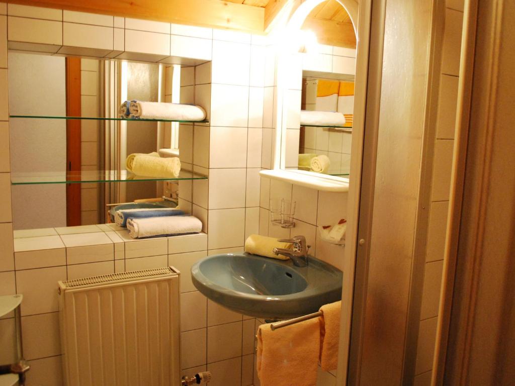Koupelna v ubytování Haus Südblick
