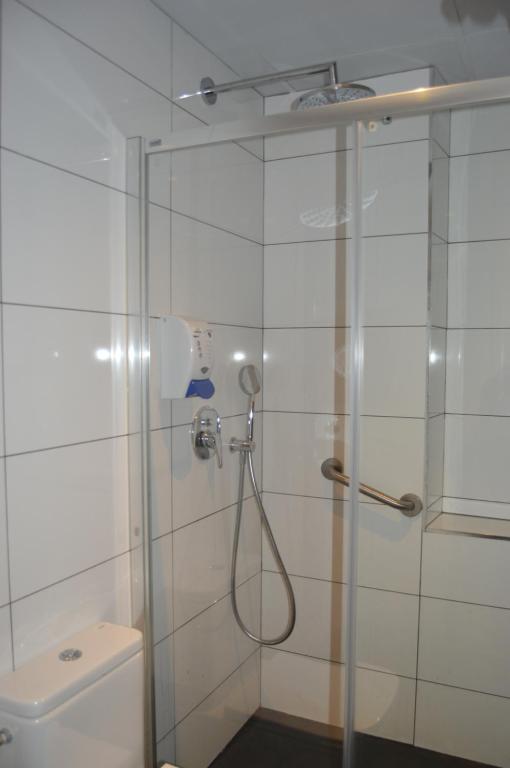 Koupelna v ubytování Hotel Ciutadella