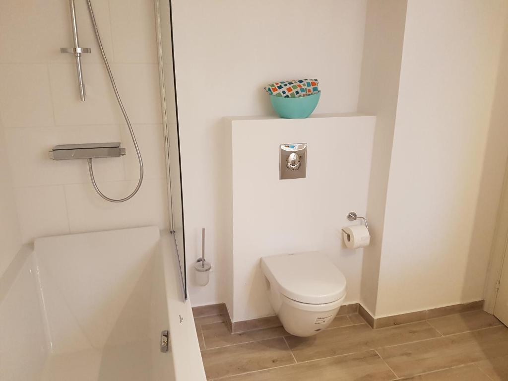 Koupelna v ubytování Koege Guesthouse